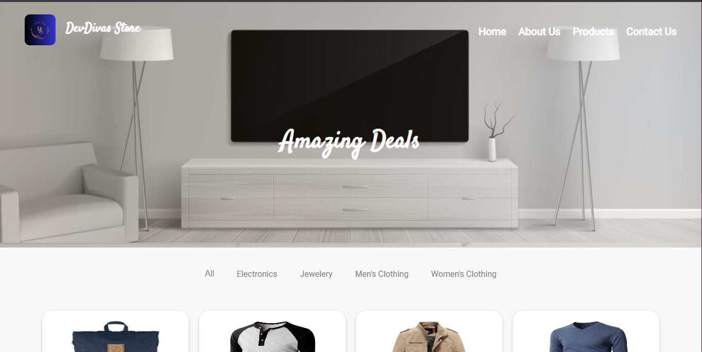 Screenshot of DevDivas-Store