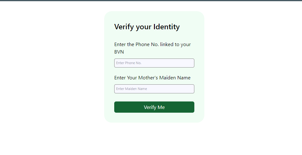 Screenshot of the voting app